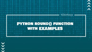 Python round function