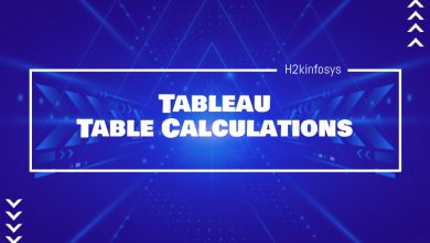 Tableau Table Calculations