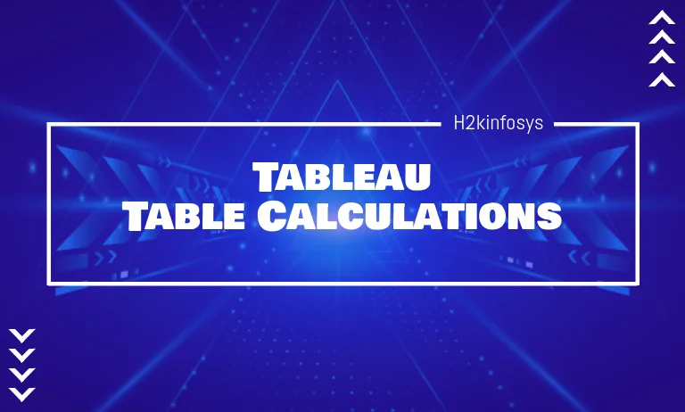 Tableau Table Calculations