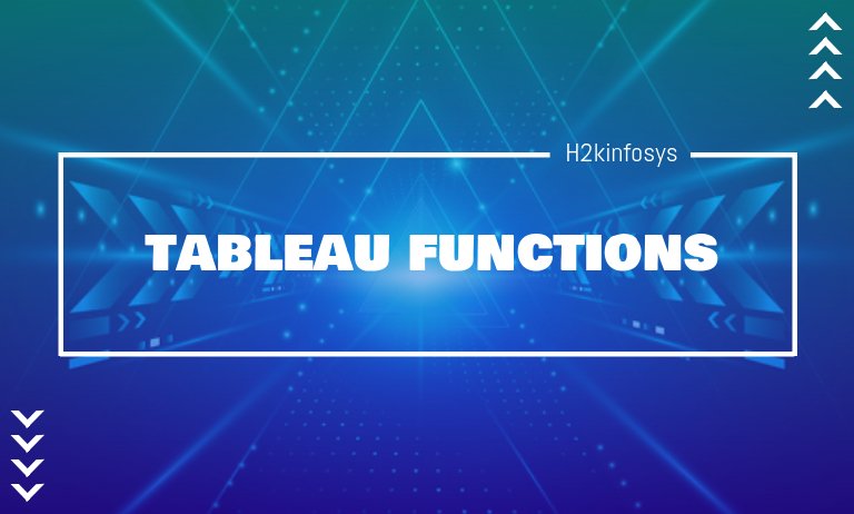 Tableau Functions tableau functions