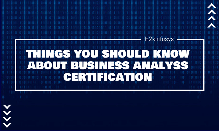 business analysis certification