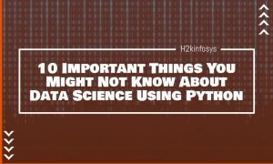 Know about data science course