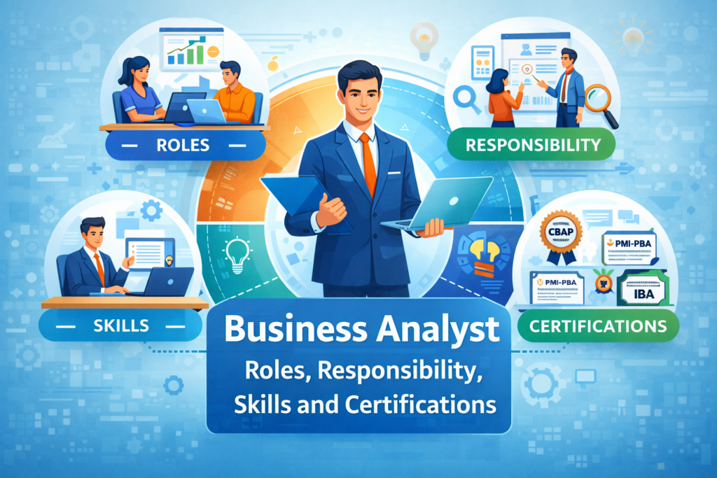 Business Analyst- Roles, Responsibility, Skills and Certifications Business analyst roles and certifications guide