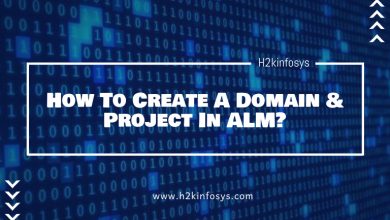 How To Create A Domain & Project In ALM
