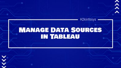 Manage Data Sources in Tableau