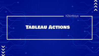 Tableau Actions