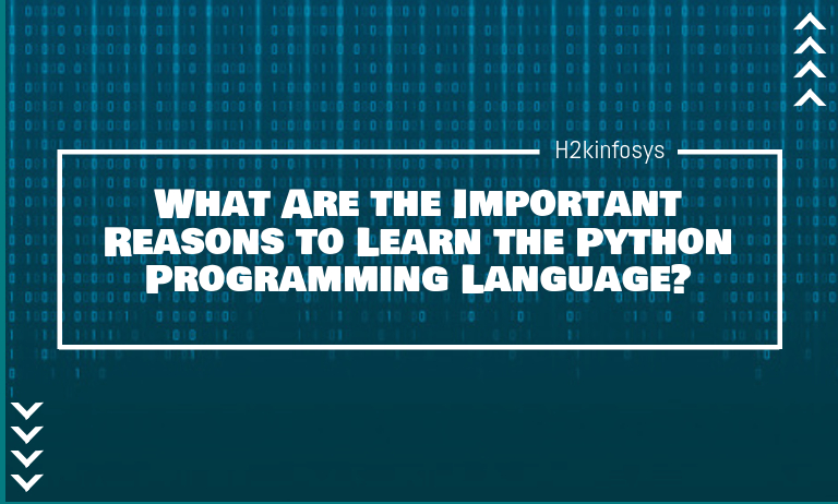 What Are the Important Reasons to Learn the Python Programming Language
