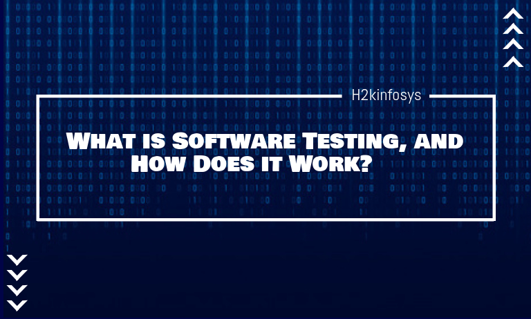 what is software testinh\g