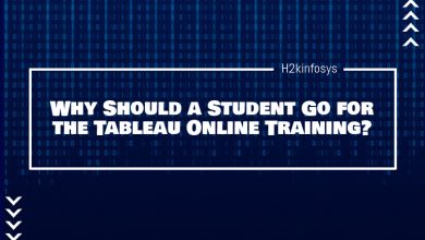 Why Should a Student Go for the Tableau Online Training?