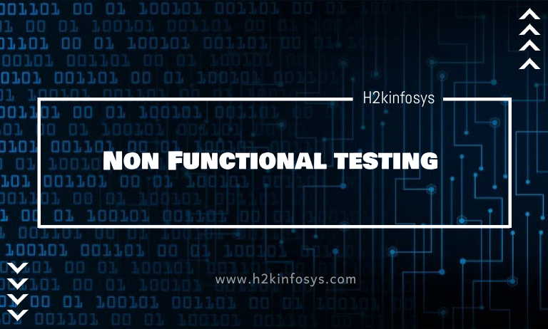 Non Functional testing Non Functional testing