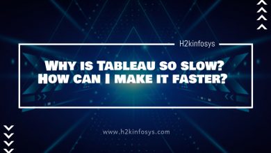 Why is Tableau so slow? How can I make it faster?