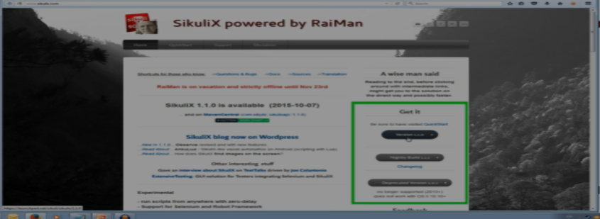 SIKULI AUTOMATION TOOL