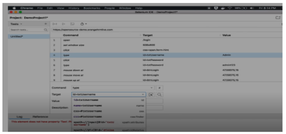 SELENIUM IDE SELENIUM IDE