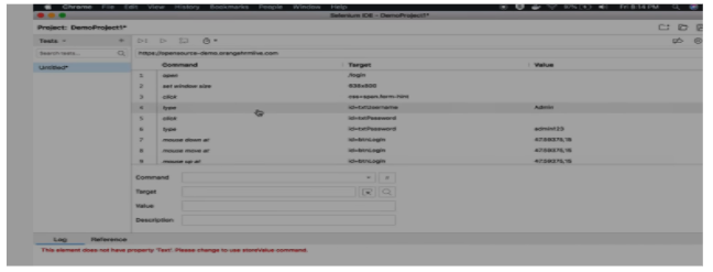 SELENIUM IDE SELENIUM IDE