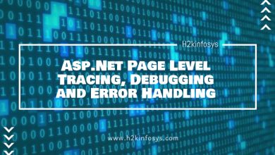 Asp.Net Page Level Tracing, Debugging and Error Handling