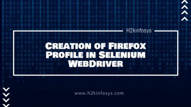 Creation of Firefox Profile in Selenium WebDriver