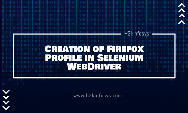 Creation of Firefox Profile in Selenium WebDriver