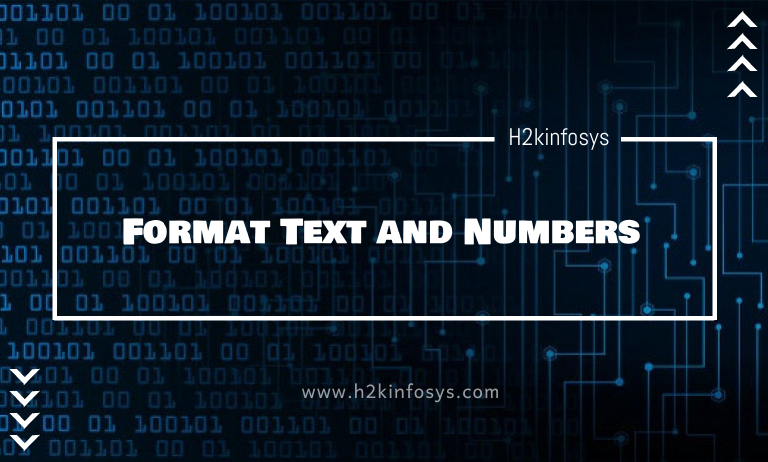 Format Text and Numbers (1)