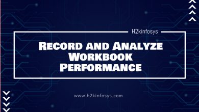 Record and Analyze Workbook Performance