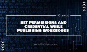 Set Permissions and Credential while Publishing Workbooks