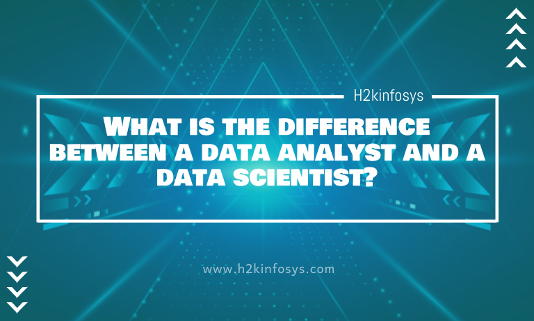 What is the difference between a data analyst and a data scientist?