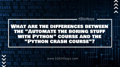 What are the differences between the "Automate the boring stuff with Python" course and the "Python crash course"?