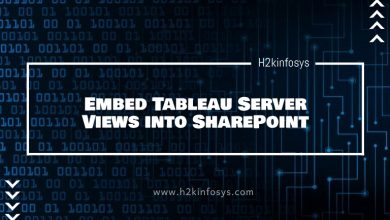 Embed Tableau Server Views into SharePoint