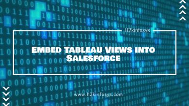 Embed Tableau Views into Salesforce