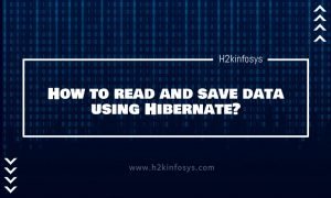 How to read and save data using Hibernate