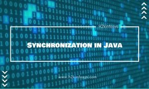 Synchronization in java
