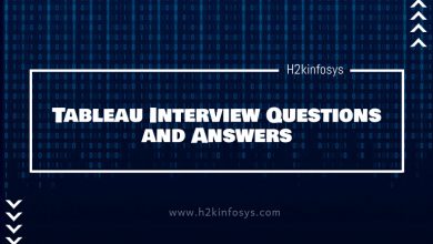 Tableau Interview Questions and Answers