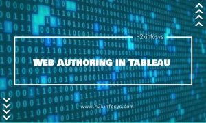 Web Authoring in Tableau