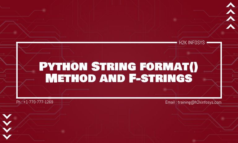 Python String format Method and F-strings