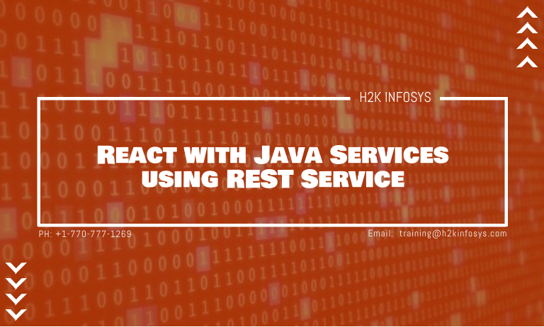 React with Java Services using REST Service