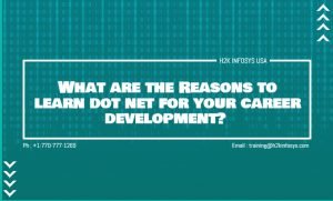 Reasons to learn dot net