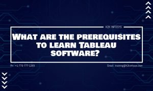 What are the prerequisites to learn Tableau software?