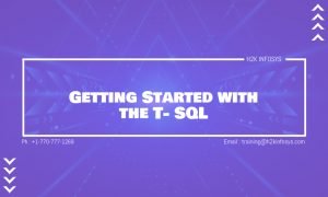 Getting Started with the T-SQL
