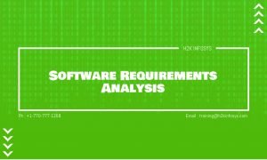 Software Requirements Analysis