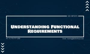 Understanding Functional Requirements