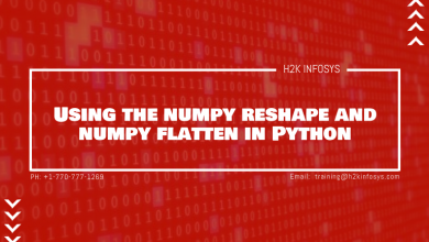 numpy reshape and numpy flatten