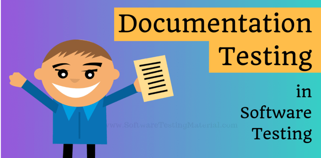 Documentation for testing