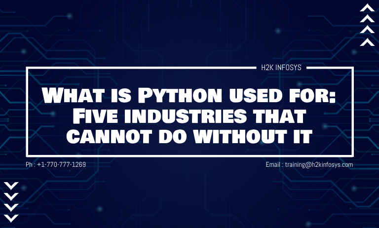 What is Python used for: Five industries that cannot do without it