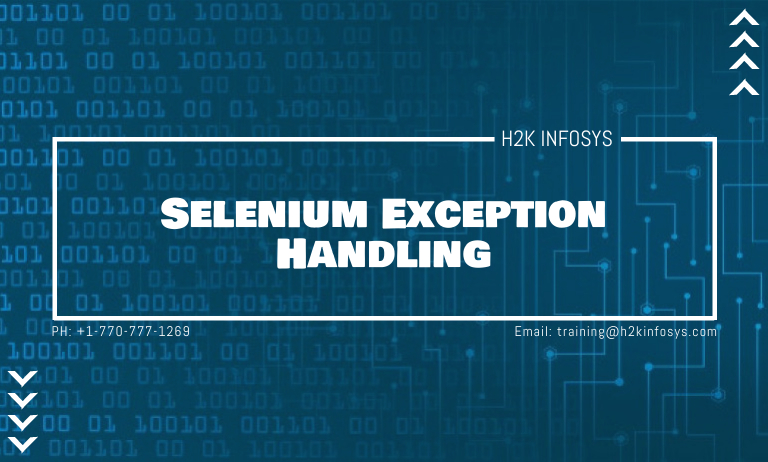 Selenium Exception Handling