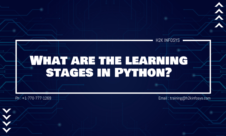 What are the learning stages in Python?