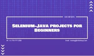 Selenium-Java projects for Beginners