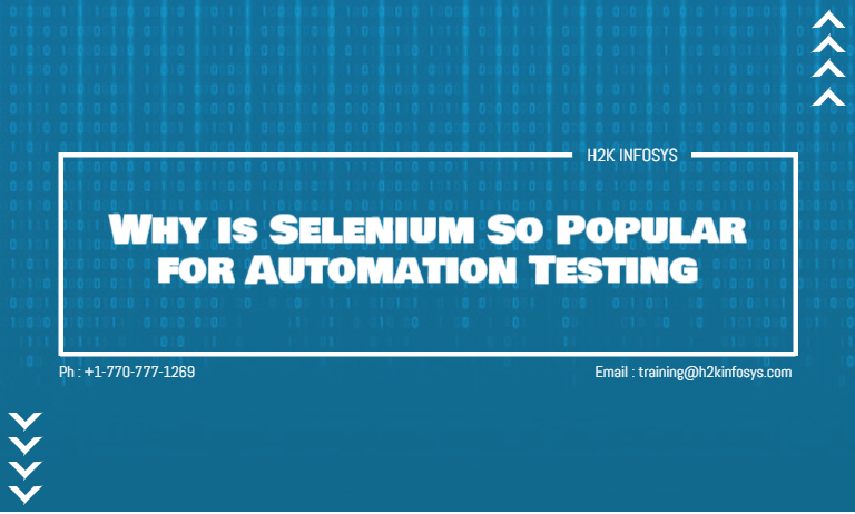 Why is Selenium So Popular for Automation Testing Selenium Automation Testing