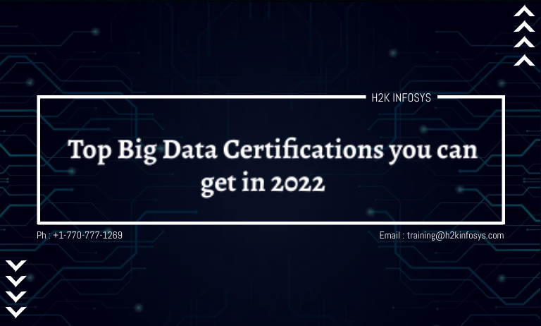 Top Big Data Certifications you can get in 2022