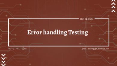Error handling Testing
