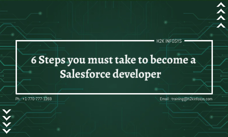 6 Steps you must take to become a Salesforce developer
