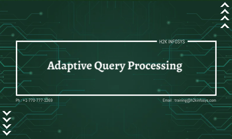 Adaptive Query Processing Adaptive query processing